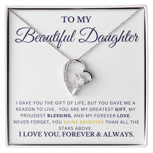 Forever Love Necklace - For Daughter